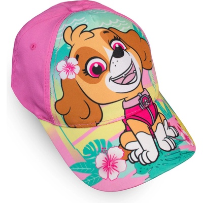 EplusM dívčí kšiltovka Tlapková patrola Paw Patrol motiv Skye a Everest Tyrkysová