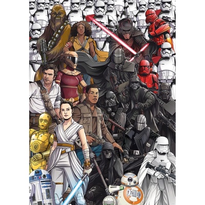 Komar Vliesová fototapeta Star Wars Retro Cartoon rozměry 200 x 280 cm