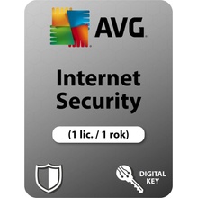 AVG Internet Security 1 lic. 1 rok SN elektronicky (ISCEN12EXXS001)