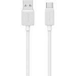 USAMS Кабел USAMS KY Series 3A за USB-A 2m, бял (Usa001658)