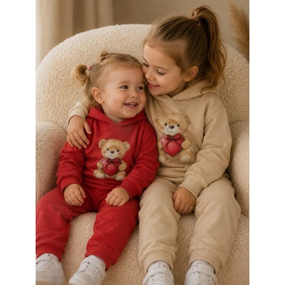4F Teddy Love Červená