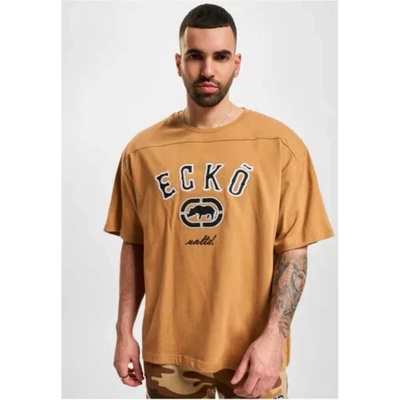 Ecko Unltd. tričko pánské Boxy Cut T-shirt hnědá