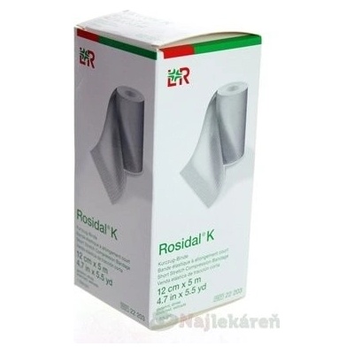 ROSIDAL K 12 cm x 5 m obväz s krátkym ťahom 1 ks