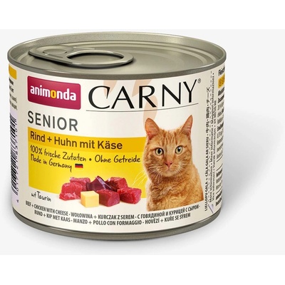 Animonda Carny Senior hovädzie kura a syr 6 x 200 g