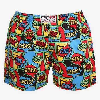 Styx Сини и червени шарени дамски шорти за сън Styx boom Styx | Sin | ЖЕНИ | S