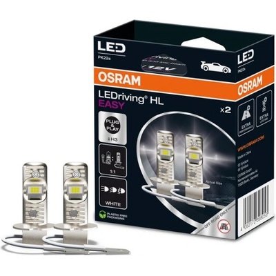 OSRAM LEDriving HL EASY H3 12V PK22s 6500K 2ks (3255)