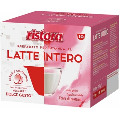 Ristora kapsule dolce gusto plnotučné mlieko 10 ks