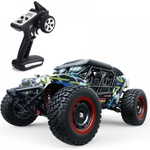 SCY Кола с дистанционно управление офроуд, SCY 16106PRO, 4x4, Безчетков мотор, Скорост 70 км/ч, LED светлини, 2.4GHz, Офроуд, 1: 16, Батерия 7.4V 1500mAh, Време на работа 18 мин, Цвят син (13-6160353081)