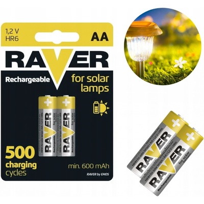 RAVER 600 mAh AA 1ks 1332212030