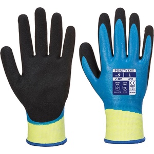 Portwest aqua cut pro ap50 / Ръкавици за защита от порязвания и водоустойчивост, ниво d - синьо/черно xxl 11 (ap50b8rxxl)