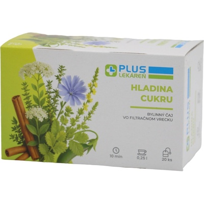 PLUS LEKÁREŇ Hladina cukru 20 x 1,5 g