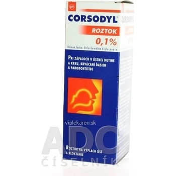 Corsodyl 0,1% 200 ml