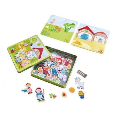 Хаба Магнитна играчка Ферма в метална кутия (1301951001)