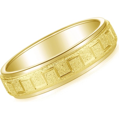 Olivie Snubní stříbrný prsten ATÉNY GOLD 9040