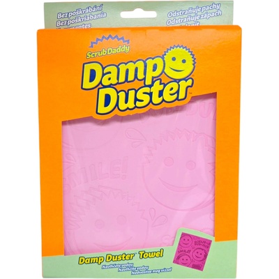 SCRUB DADDY универсална кърпа за почистване, Damp Duster, 1 брой, Розов