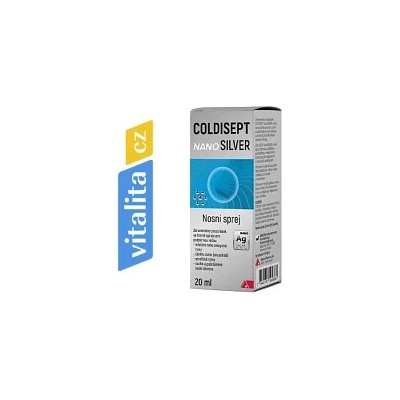 Coldisept nanoSilver nosní sprej 20 ml – Sleviste.cz