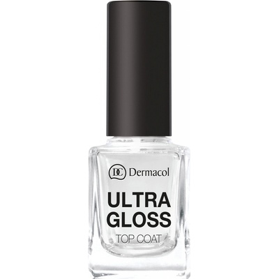 Dermacol Ultra Gloss Top Coat nadlak na nehty pro vytvoření ultra lesku 11 ml