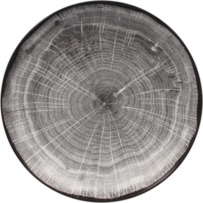 MPLCo Hluboký talíř Woodart šedý 26 cm