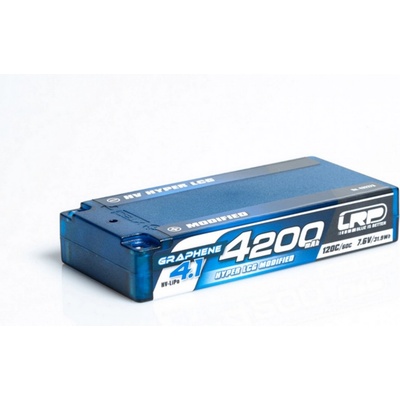LRP Electronic HV Ultra LCG Modified Shorty GRAPHENE-4.1 4200mAh Hardcase Akku 7.6V LiPo 120C/60C