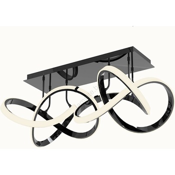 WOFI 9134-205 - LED регулируем плафон INDIGO LED/64W/230V черен/хром (W4037)