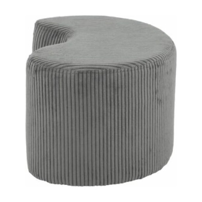Pouf Domoletti 53000009207, šedý/tmavě šedý 44x55x36cm