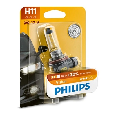 Philips Крушка, фар за дълги светлини PHILIPS H11, 12V, 55W, 3200K, 1350lm, 1 бр