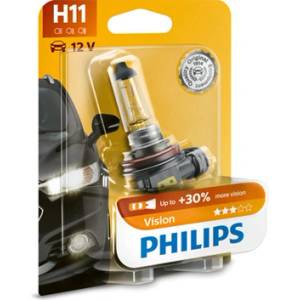 Philips Крушка, фар за дълги светлини PHILIPS H11, 12V, 55W, 3200K, 1350lm, 1 бр
