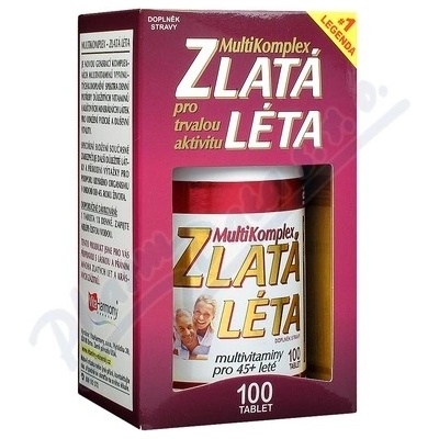 MultiKomplex Zlatá léta 45+ leté 100 tablet