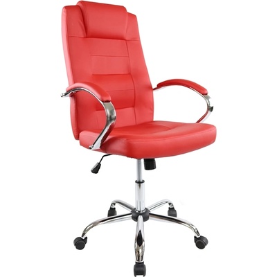 Директорски стол Slash, екокожа, червен (4010140506)