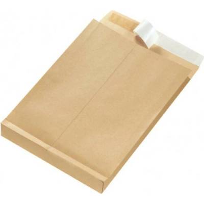 HERLITZ Taška B4 Herlitz s X dnom a odtrhávacou páskou 250 x 353 mm 130g hnedá