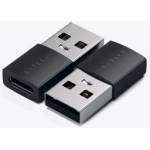 Satechi Aluminum 2x Type-A to Type-C Adapter - Space Black (ST-A2TAUCC) - iStore