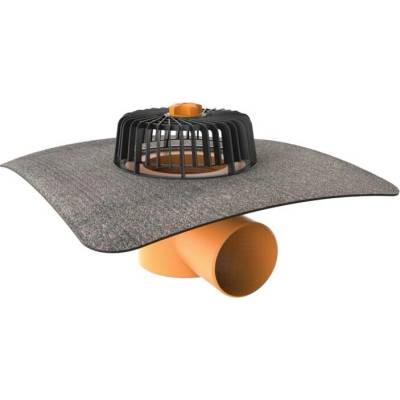 TOPWET TW 110 BIT V, střešní vpusť vodorovná 110mm/25cm s BIT manžetou