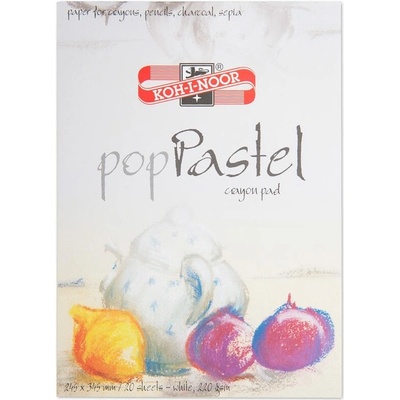 Koh-i-noor skicár pop PASTEL 20 listov 24,5x34,5cm 220g/m² lepený 1 ks
