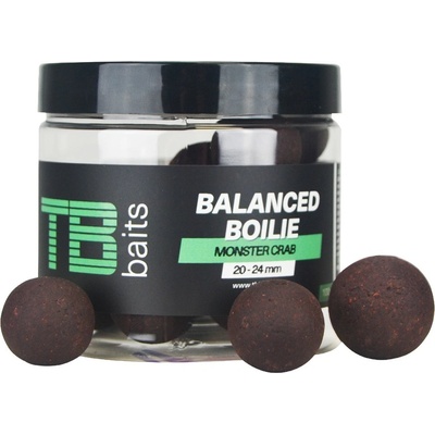 TB Baits Vyvážené Boilies Balanced Monster Crab 100g 20-24mm