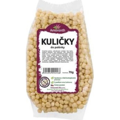Amaranth Life cestoviny Guličky do polievky 70 g