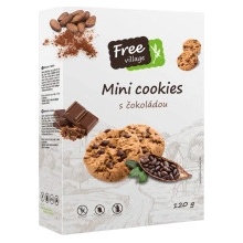 Free village Mini cookies s čokoládou 120g