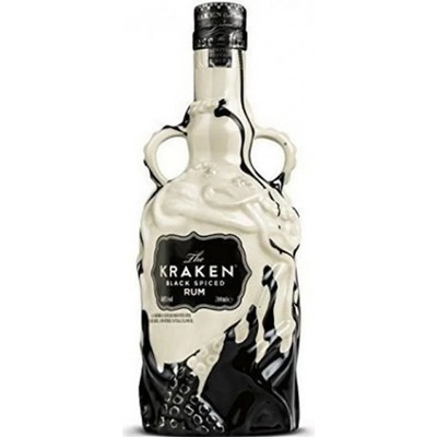 Kraken Black and White Ceramic 40% 0,7 l (holá láhev)