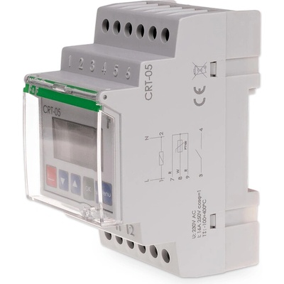FIRN Termostat CRT-05 - DIN, 2 funk., 3M. -100 do 400°C,