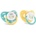 Baby Care БИБЕРОН ЗАЛЪГАЛКА С КАПАЧЕ 2БР. 6М+ yellow/blue (10220760001)