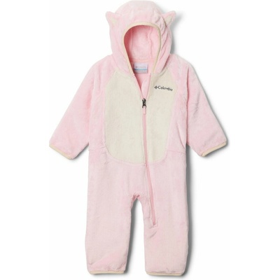 Foxy BabySherpa Bunting Detsky Zimny Overal Satin Pink Chalk