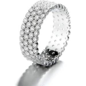 Silenti Jewelry Сребърен пръстен "Прецизност" - 6 - 52мм (16.6мм диам. )