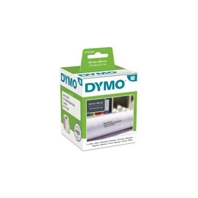 Samolepiace etikety Dymo LW 89x36mm adresné veľké biele 520k DY722400
