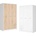 BRW Гардероб 118, 5 Nepo Plus - бял (S435-SZF3D2S-BI)