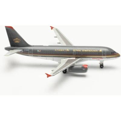 Herpa A319-132 Royal Jordanian 2000s Colors Named Shobak الشوبك 1:500