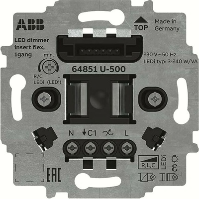 ABB 2CKA006500A0013 Přístroj stmívače LED flex, pro krátkocestné ovládání (typ 64851 U-500)