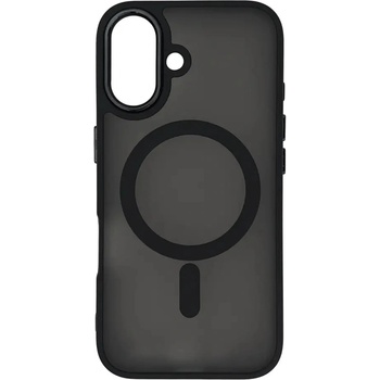 HQWear Кейс Magnetic Collection MagSafe за iPhone 16 Plus, черен (Fashion Case MagSafe for iPhone 16 Plus Black)