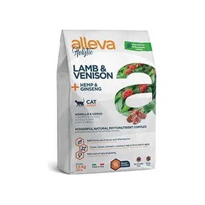Alleva HOLISTIC kočka dospělá jehněčí & jelení 1,5 kg
