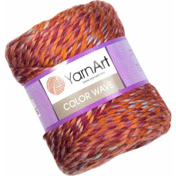 YARNART Color Wave 119 Orange Pink Плетива прежда (Color Wave 119)