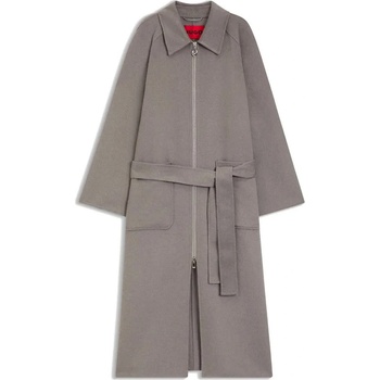 HUGO Палто HUGO Minetta 10261465 coat - Grey (Open Grey)