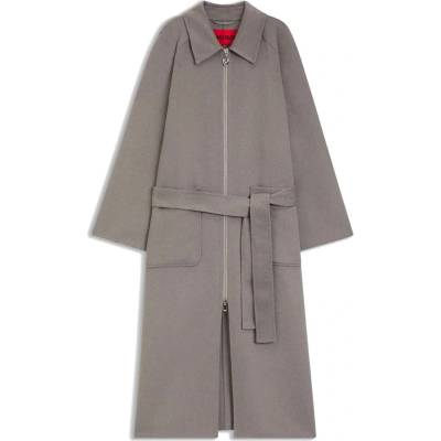 HUGO Палто HUGO Minetta 10261465 coat - Grey (Open Grey)